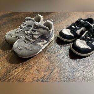 Gray new balance shoes size 9 kids